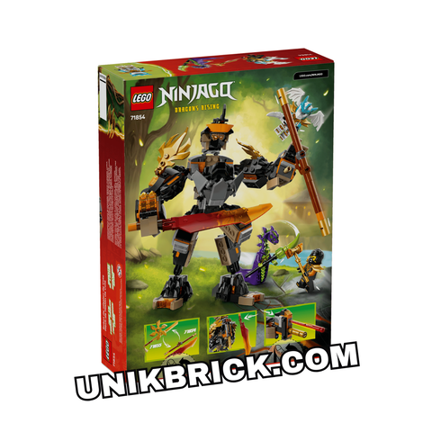  [CÓ HÀNG] 71854 Cole's Mission Mech & Dragon Zane Ninjago Lắp Ráp Chiến Giáp Của Cole và Rồng Của Zane 