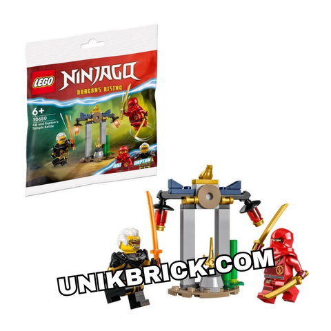  [CÓ HÀNG] 30650 LEGO Kai and Rapton's Temple Battle Ninjago Polybag Túi Trận Chiến Ở Đền Ninja 