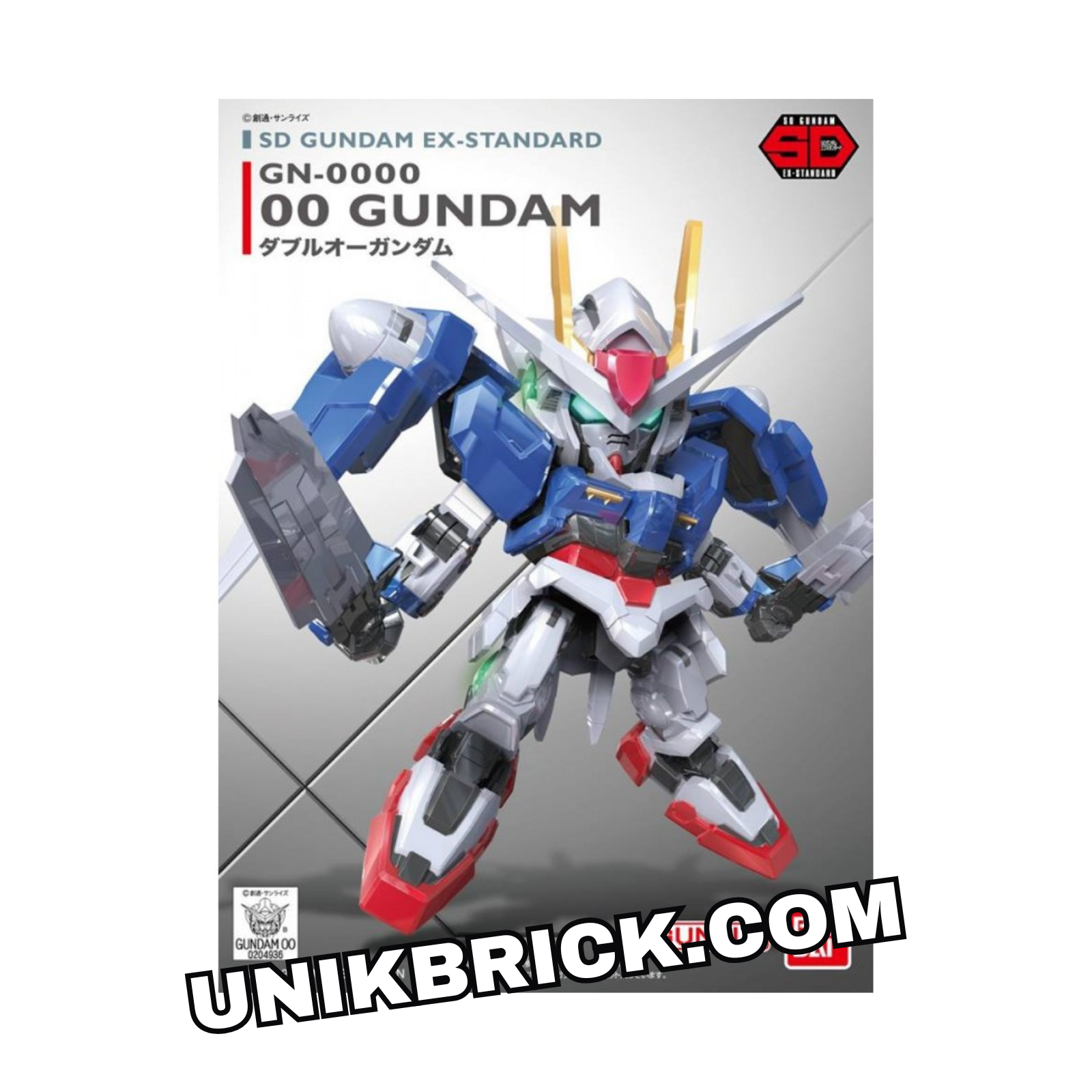 [CÓ HÀNG] Đồ Chơi Gunpla Bandai GUNDAM Mô Hình SD Ex-Standard GN-0000 00 Gundam