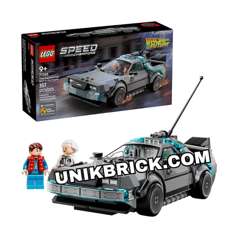  [CÓ HÀNG] 77256 LEGO Time Machine from Back to the Future Speed Champions Cỗ Máy Thời Gian 