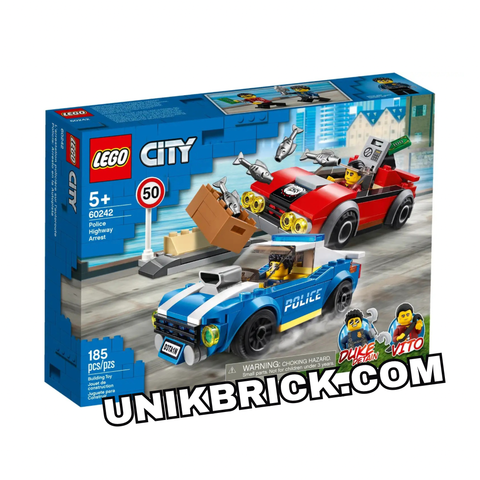  [CÓ HÀNG] LEGO 60242 City Police Highway Arrest Cuộc Đuổi Bắt Trên Cao Tốc 