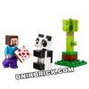 [CÓ HÀNG] 30672 LEGO Steve and Baby Panda Minecraft Polybag Túi Nhân Vật Steve Và Bé Gấu Trúc