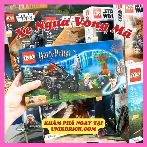  [CÓ HÀNG] LEGO Harry Potter 76400 Hogwarts Carriage and Thestrals 