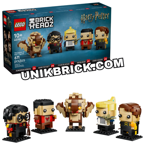 [HÀNG ĐẶT/ ORDER] LEGO 40791 BrickHeadz Harry Potter The Goblet of Fire Figures 