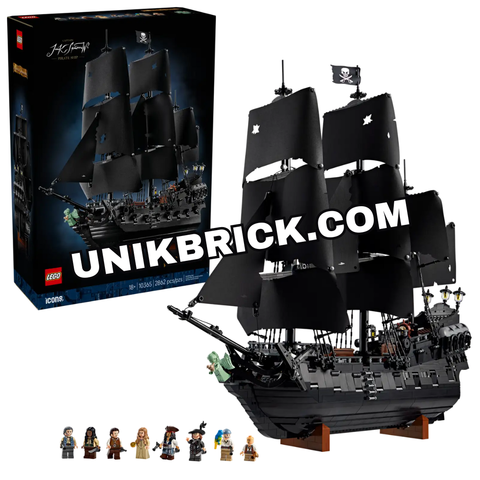  [HÀNG ĐẶT/ ORDER] LEGO 10365 Icons Captain Jack Sparrow's Pirate Ship Tàu Ngọc Trai 