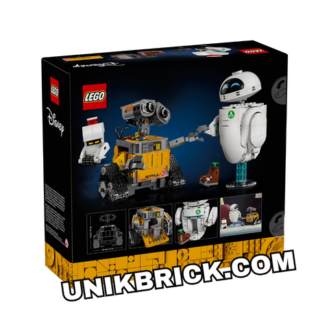  [CÓ HÀNG] LEGO 43279 Disney WALL-E and EVE Icons Robot Biết Yêu 
