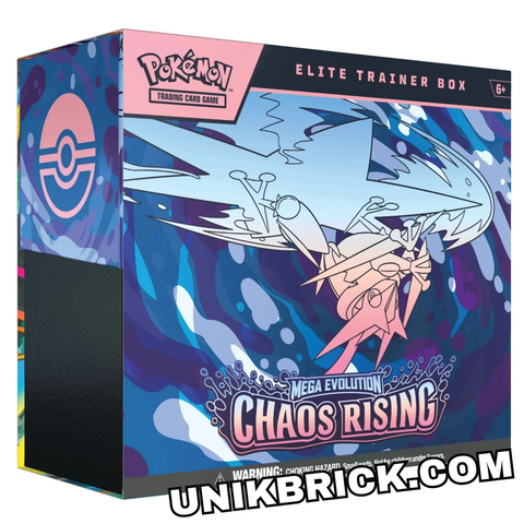  [CÓ HÀNG] Pokemon Pokémon TCG Mega Evolution Chaos Rising Elite Trainer Box ETB 