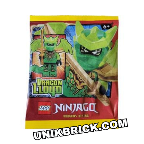  [CÓ HÀNG] LEGO Ninjago Dragon Lloyd with Green Wings Paper Bag L0002201 Minifigure Rồng Lloyd 