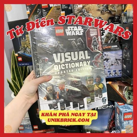  [CÓ HÀNG] LEGO Star Wars Visual Dictionary Updated Edition With Exclusive Darth Maul Minifigure Từ Điển Chiến Tranh Giữa Các Vì Sao Kèm Darth Maul 