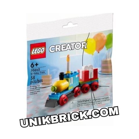  [CÓ HÀNG] LEGO 30642 Creator Birthday Train Polybag Túi Đoàn Tàu Sinh Nhật 