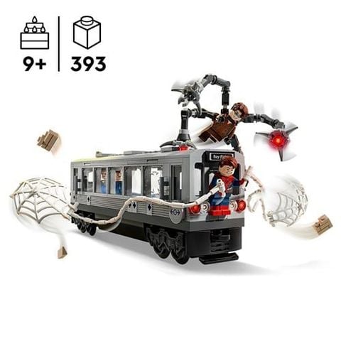  [CÓ HÀNG] LEGO 76321 Spider-Man vs. Doc Ock Subway Train Scene Marvel 