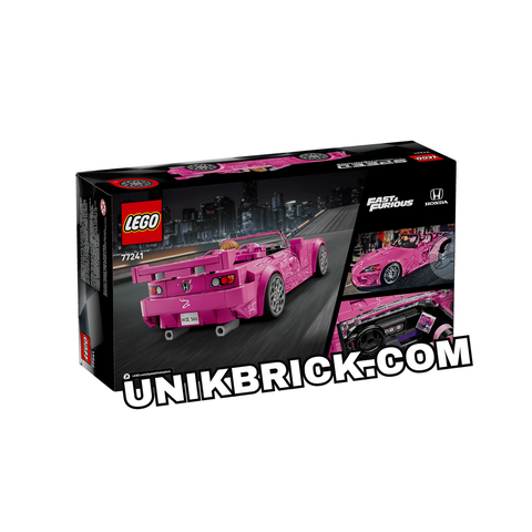  [CÓ HÀNG] LEGO 77241 2 Fast 2 Furious Honda S2000 Speed Champions Siêu Xe Hồng 