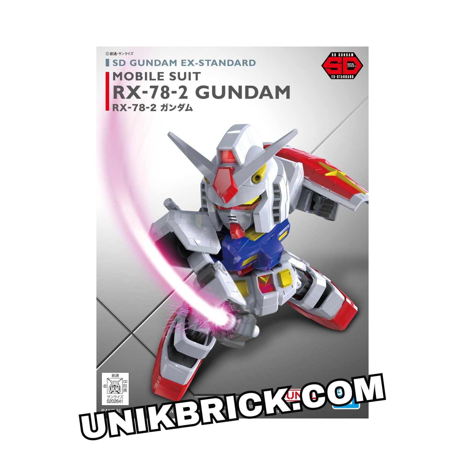 [CÓ HÀNG] Bộ Đồ Chơi Lắp Ráp Gunpla Bandai GUNDAM Mô hình SD Ex-Standard RX-78-2 Gundam