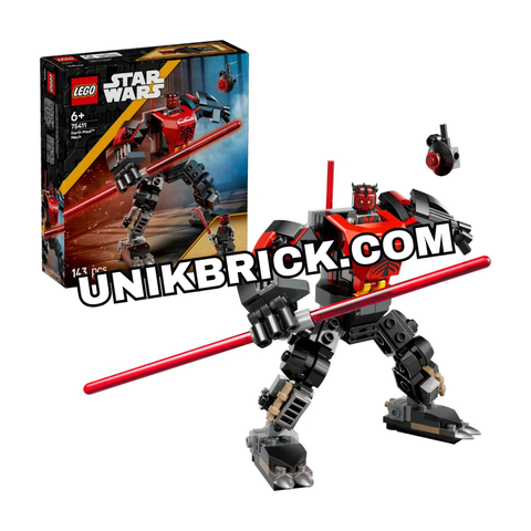  [CÓ HÀNG] LEGO 75411 Star Wars Darth Maul™ Mech Chiến Giáp Darth Maul™ (143 pcs) 