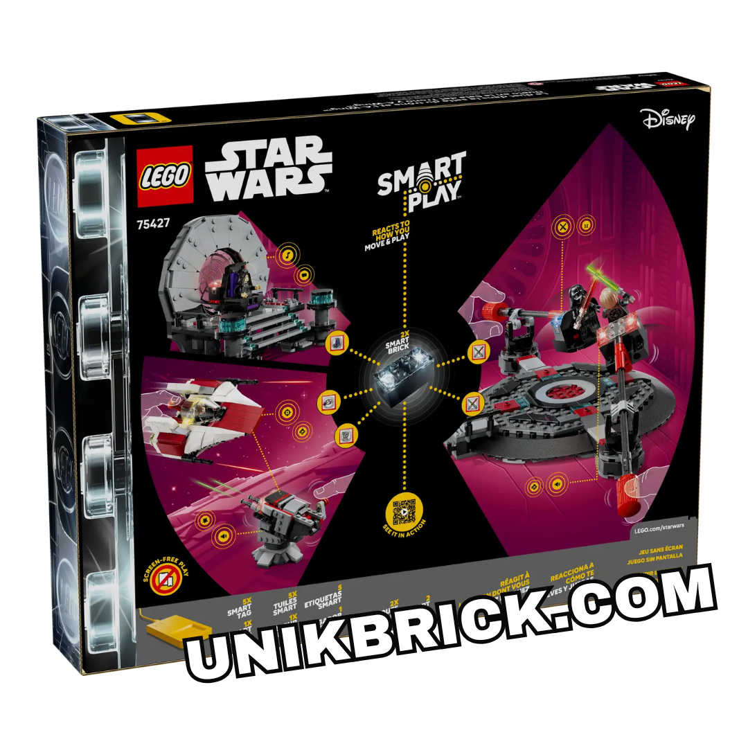 LEGO 75427 Star Wars SMART Play: Throne Room Duel & A-Wing – UNIK BRICK