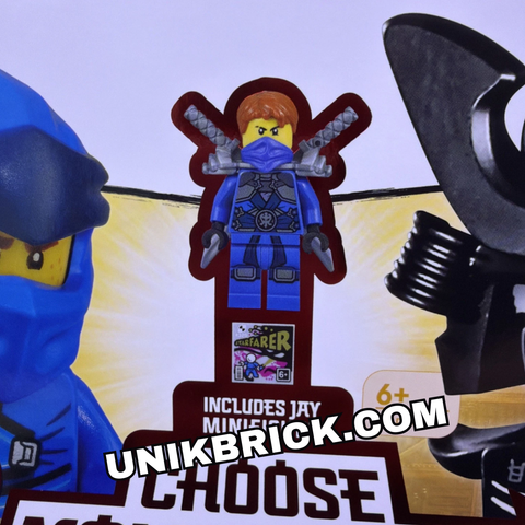  [CÓ HÀNG] LEGO Ninjago Choose Your Ninja Mission Book Kèm Stone Armor Jay Minifigure 