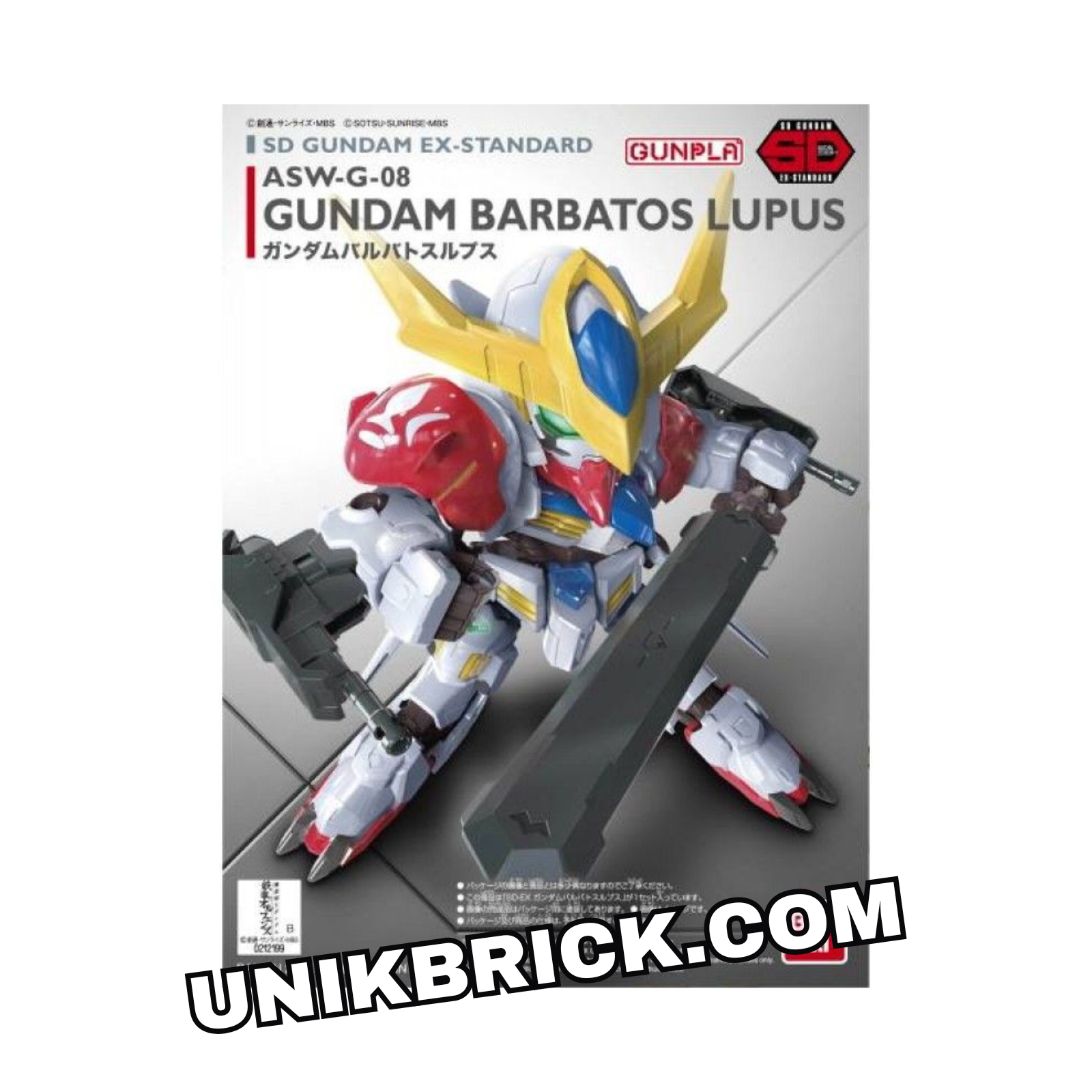 [CÓ HÀNG] Đồ Chơi Gunpla Bandai GUNDAM Mô Hình SD Ex-Standard ASW-G-08 Gundam Barbatos Lupus