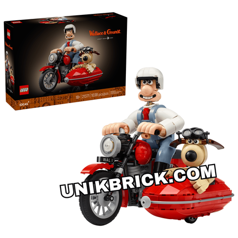  [HÀNG ĐẶT/ ORDER] LEGO 21371 Wallace & Gromit Ideas Mô Hình Xe Máy Cổ Điển 
