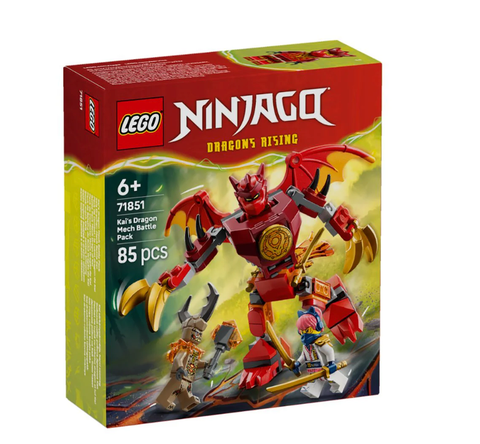  [CÓ HÀNG] LEGO 71851 NINJAGO Kai's Dragon Mech Battle Pack Chiến Giáp Rồng Của Kai 
