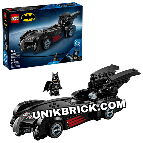  [CÓ HÀNG] LEGO 76333 Batman & Robin Batmobile DC Siêu Xe Người Dơi Và Robin 