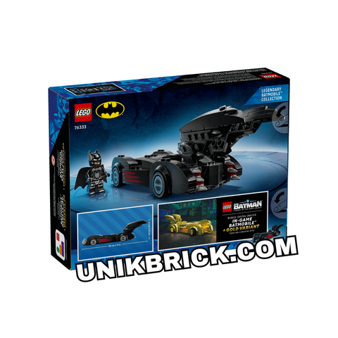  [CÓ HÀNG] LEGO 76333 Batman & Robin Batmobile DC Siêu Xe Người Dơi Và Robin 
