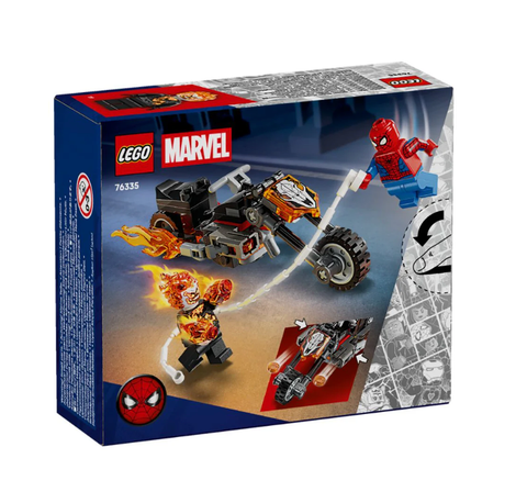  [CÓ HÀNG] LEGO 76335 Spider-Man vs. Ghost Rider Motorcycle Marvel – Cuộc Rượt Đuổi Rực Lửa 