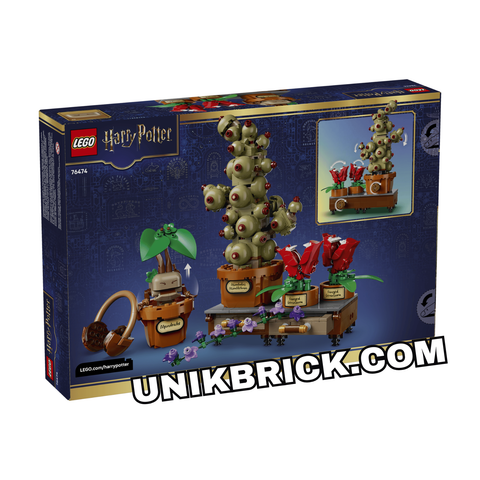  [HÀNG ĐẶT/ ORDER] 76474 LEGO Hogwarts Herbology Plants Harry Potter Bộ Sưu Tập Cây Thần Kỳ 
