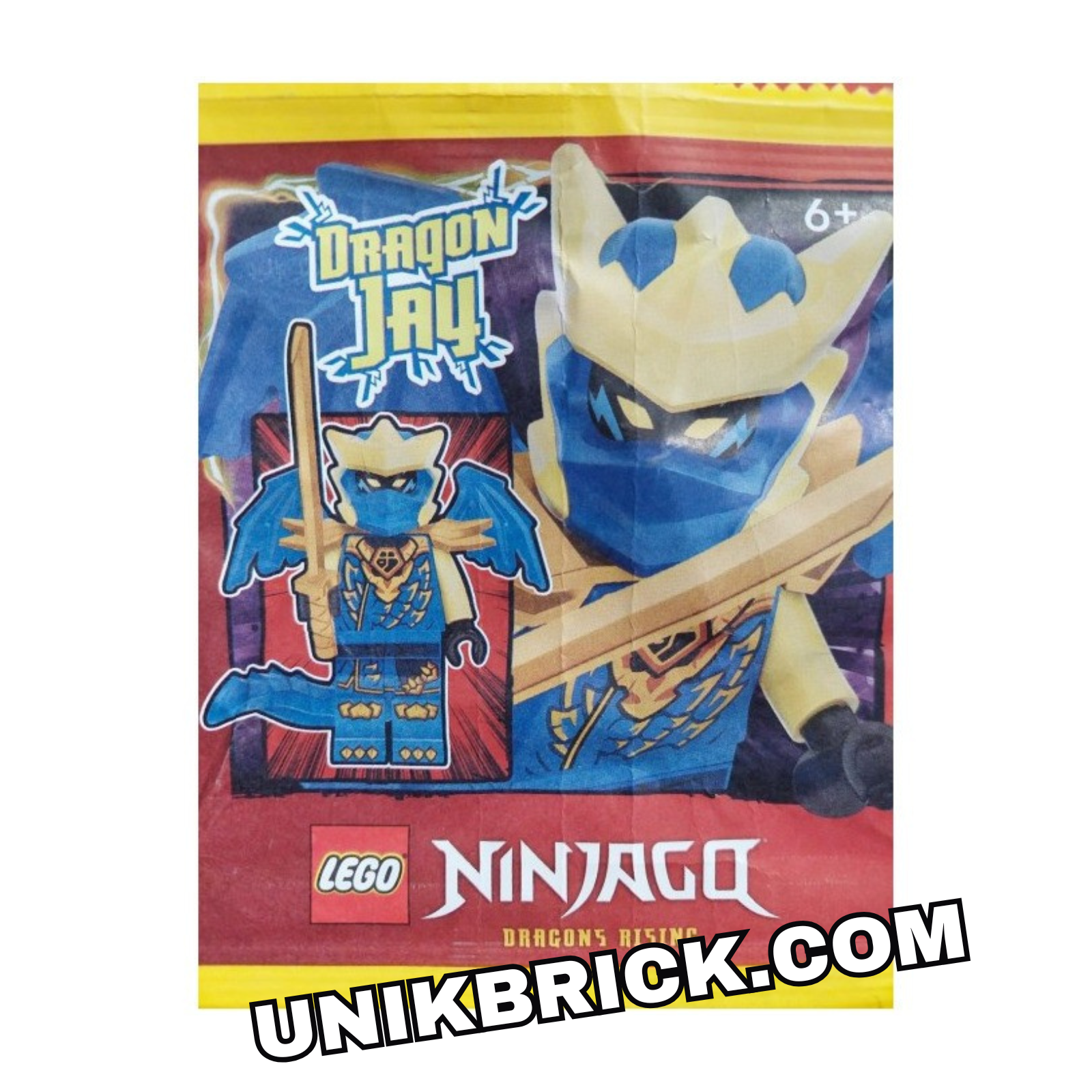 [CÓ HÀNG] LEGO Ninjago Dragon Jay with Blue Wings Paper Bag L0002200 Minifigure Rồng Jay