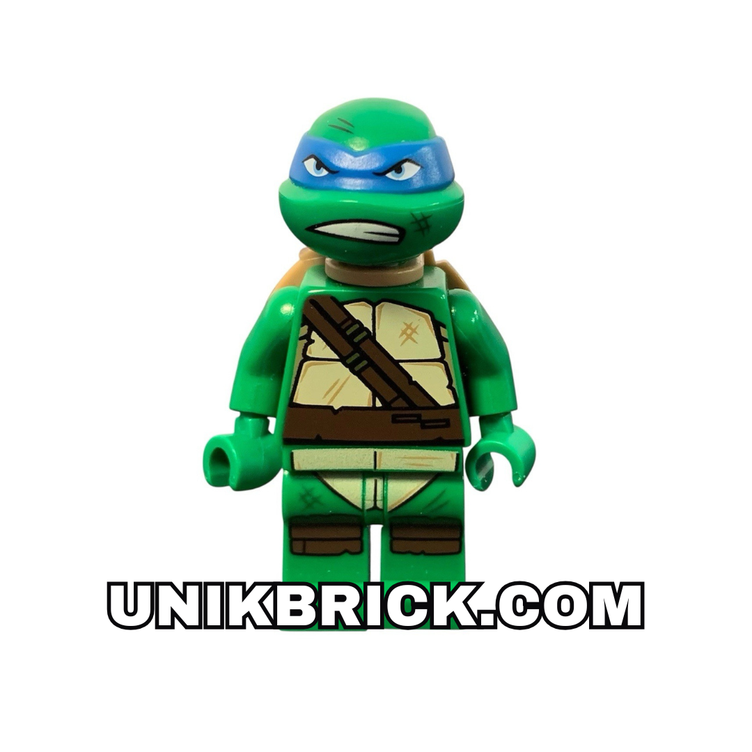 LEGO Leonardo Gritted Teeth Teenage Mutant Ninja Turtles Ninja Rùa Xanh Dương