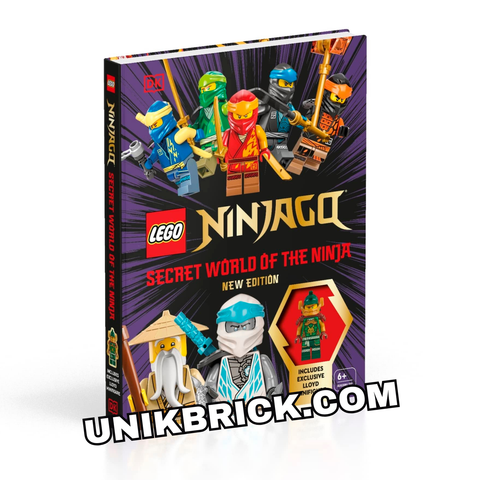 [CÓ HÀNG] LEGO Ninjago Secret World of the Ninja New Edition Book With Exclusive Lloyd Minifigure Sách Kèm Lloyd 