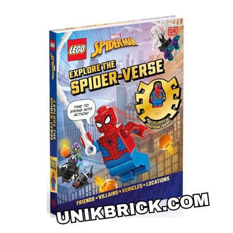  [CÓ HÀNG] 5009937 LEGO Marvel Spider-Man Explore the Spider-Verse Sách Khám Phá Đa Vũ Trụ Người Nhện Kèm Minifigure Spider-Man 