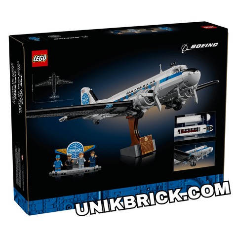  [HÀNG ĐẶT/ ORDER] 11378 LEGO Douglas DC-3 PAN AM Airliner Icons Máy Bay Hàng Không Huyền Thoại 