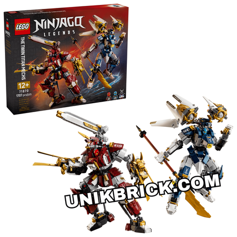  [CÓ HÀNG] 71870 LEGO The Twin Titan Mechs Ninjago Người Máy Song Sinh Khổng Lồ 