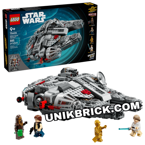  [HÀNG ĐẶT/ ORDER] 75426 LEGO SMART Play Millennium Falcon Star Wars Phi Thuyền Chiến Đấu Thông Minh 