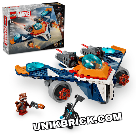 [CÓ HÀNG] 76278 LEGO Rocket's Warbird vs. Ronan Marvel Phi Thuyền Chiến Đấu Rocket và Ronan 