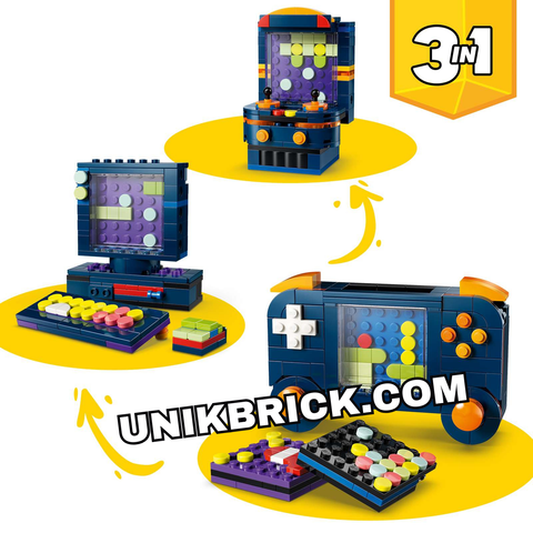  [CÓ HÀNG] 31380 LEGO Retro Gaming Console Creator 3 in 1 Máy Chơi Game 3 Trong 1 