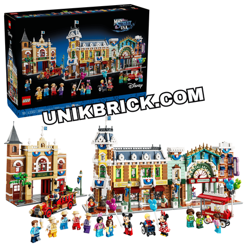  [HÀNG ĐẶT/ ORDER] 43302 LEGO Main Street, U.S.A. Disney Con Đường Biểu Tượng Của Disney 