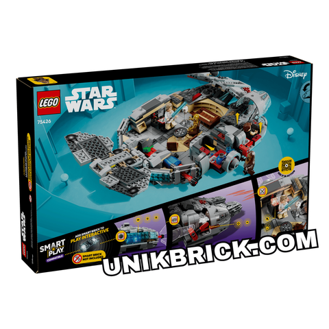  [HÀNG ĐẶT/ ORDER] 75426 LEGO SMART Play Millennium Falcon Star Wars Phi Thuyền Chiến Đấu Thông Minh 