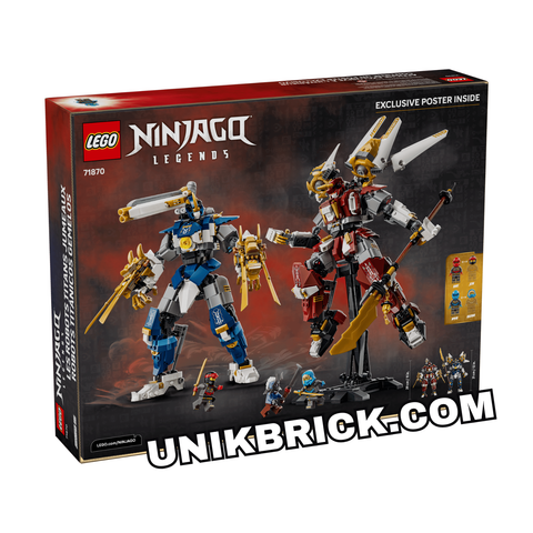  [CÓ HÀNG] 71870 LEGO The Twin Titan Mechs Ninjago Người Máy Song Sinh Khổng Lồ 