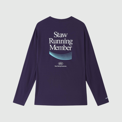 [GIÁ TUỲ SIZE] Áo thun dài tay STAW nhanh khô, thoáng khí - 24SACT005
