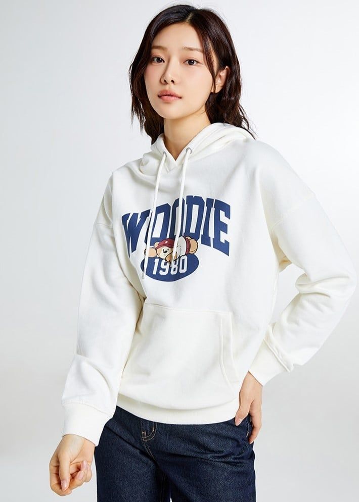  Áo Hoodie  SPAO [Nữ] - Woody Hooded Pullover - SPMHE49G51 