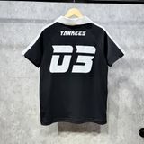  Áo Thun Polo New Era - [Unisex] NY Racing Style Black/White 