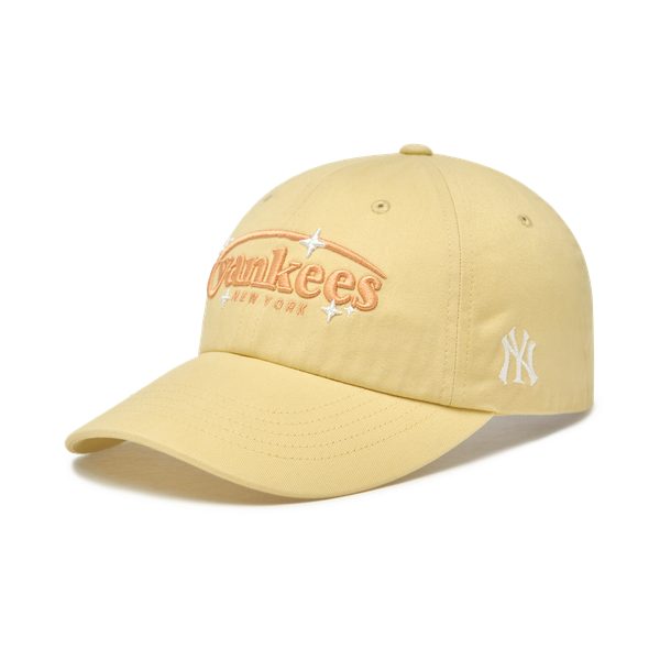  Nón MLB Korea - Cute Pop Unstructured Ball Cap NY Yankees - 3ACPV246N-50YEL 