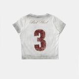  Áo Thun [Unisex] Badblood - [w-tee25-047] Royal Classic T-Shirt White 