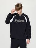  Áo Sweater MLB Korea - Varsity Sportive Curlsive Woven Yankees - 3AMTV1254-50BKS 