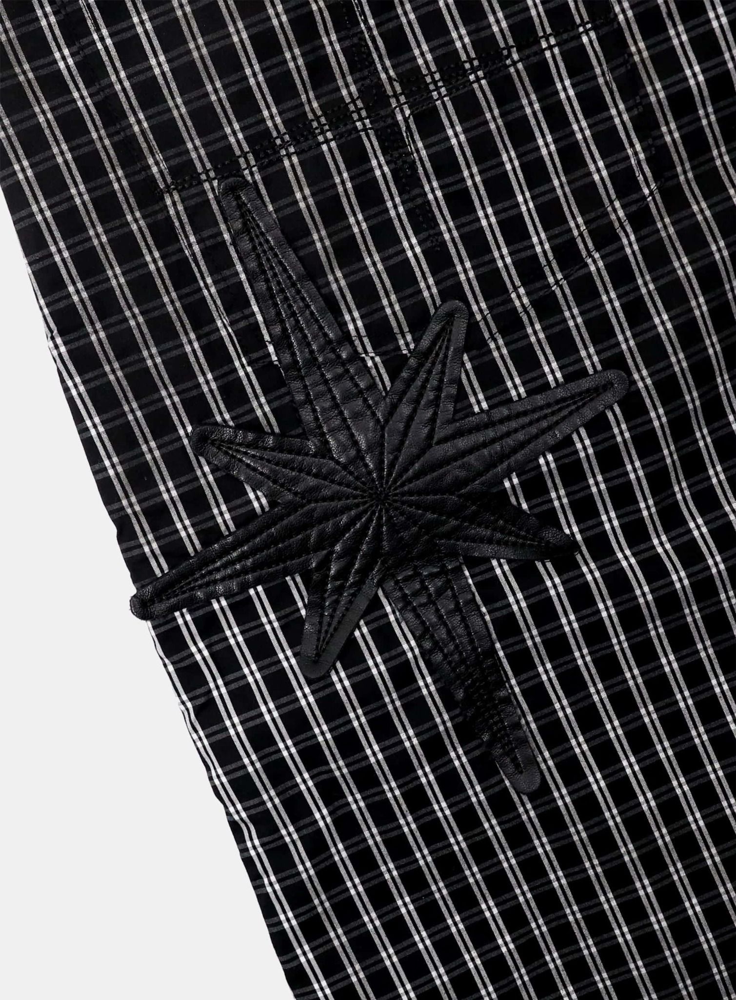  Quần Lửng [Unisex] Badblood - [w-srt25-028] Cosmo Graphic Bermuda Pants - Black Check 