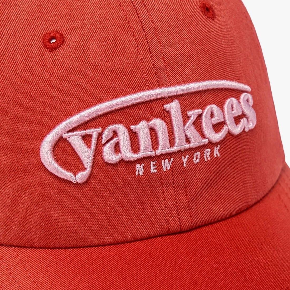  Nón MLB Korea - [Unisex] Vintage Washed Curve Logo Unstructured - 3ACPV076N-50RDD 