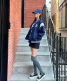  Áo Khoác Bomber New Era - [Unisex] Boston Varsity Jacket Navy 