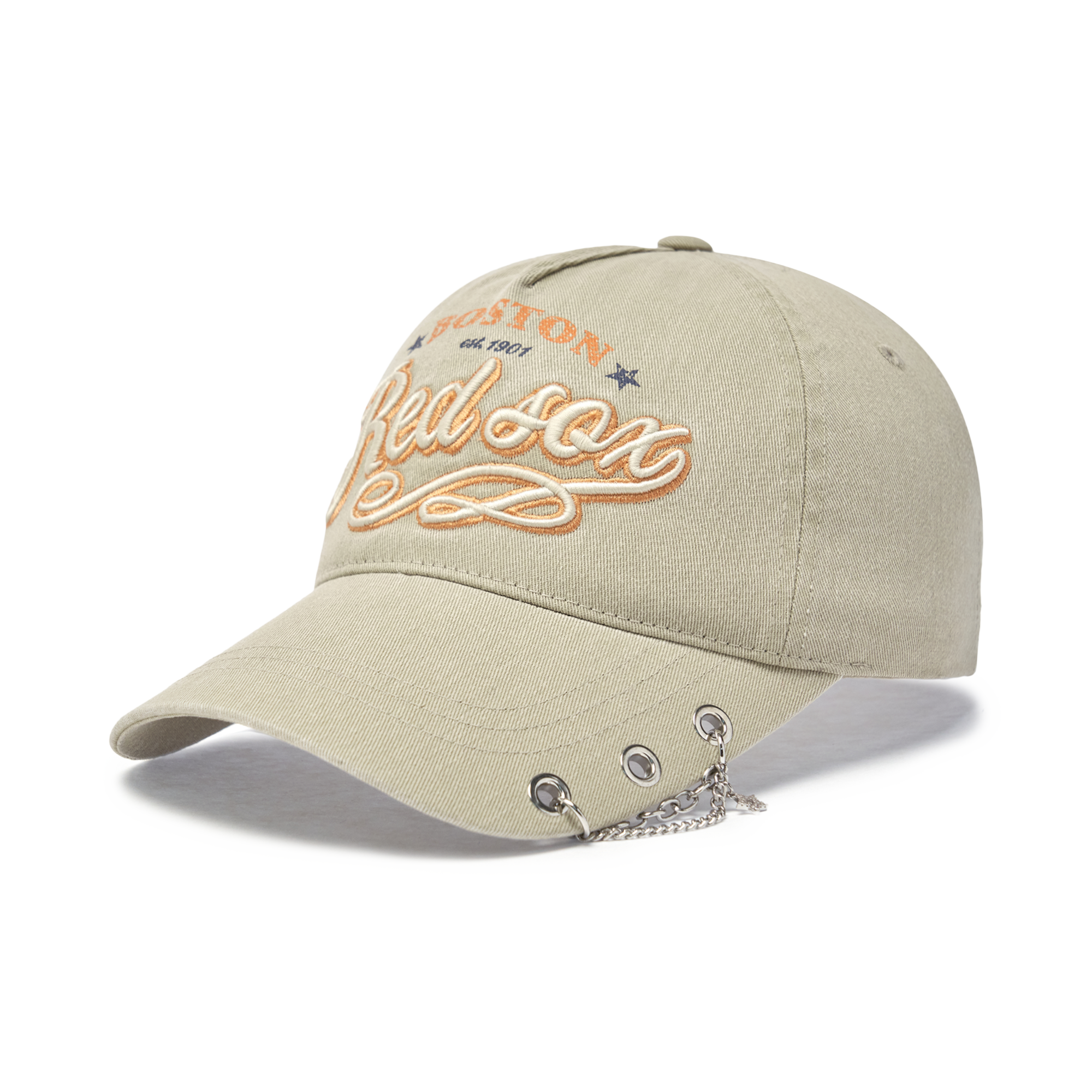  Nón MLB Korea - [Unisex] Vintage Culsive Jewelry Unstructured Ball Cap - 3ACPV206N 