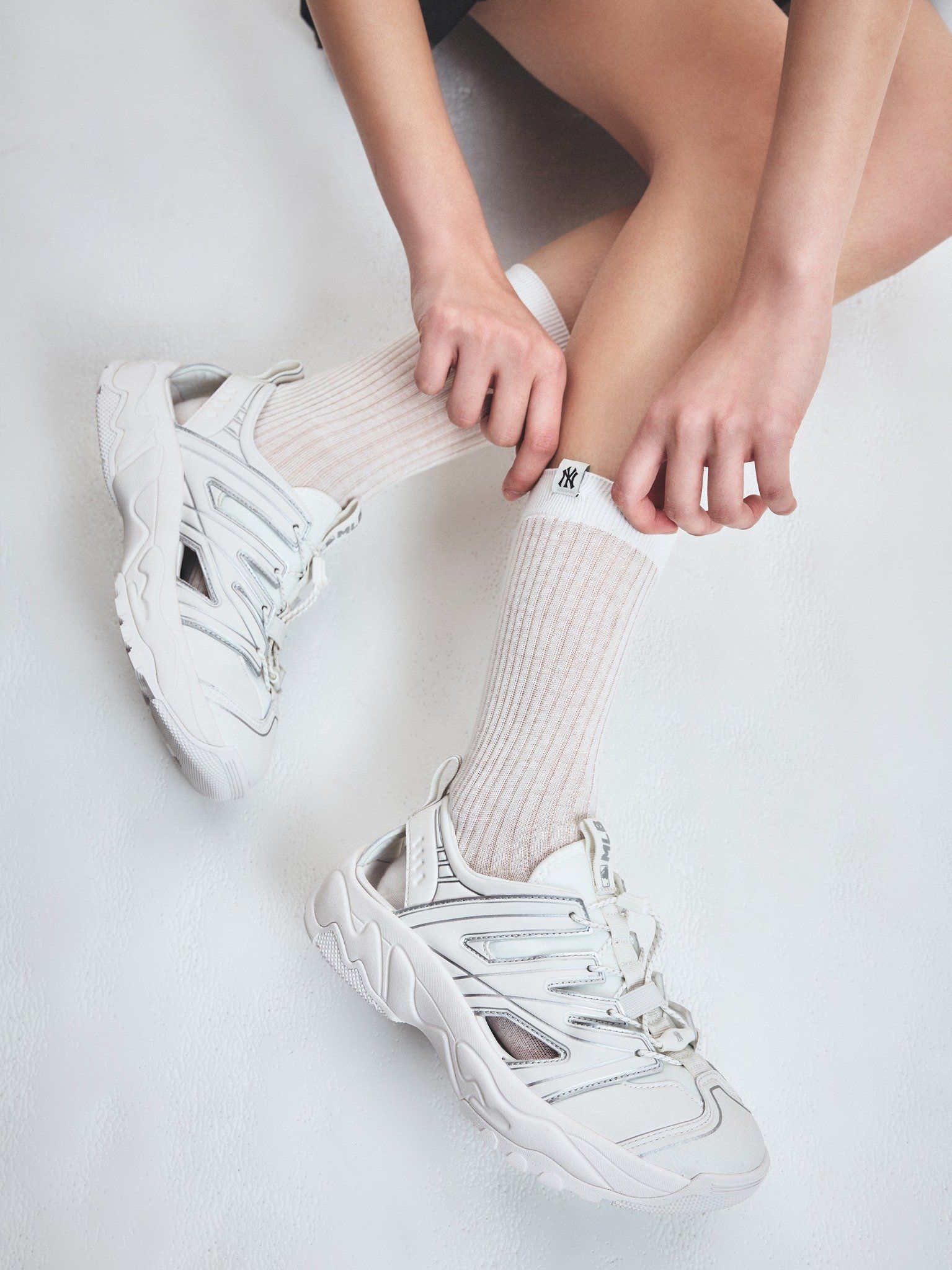  Giày MLB Korea - Big Ball Chunky Field Mask New York Yankees - 3ASDC0153-50WHS 